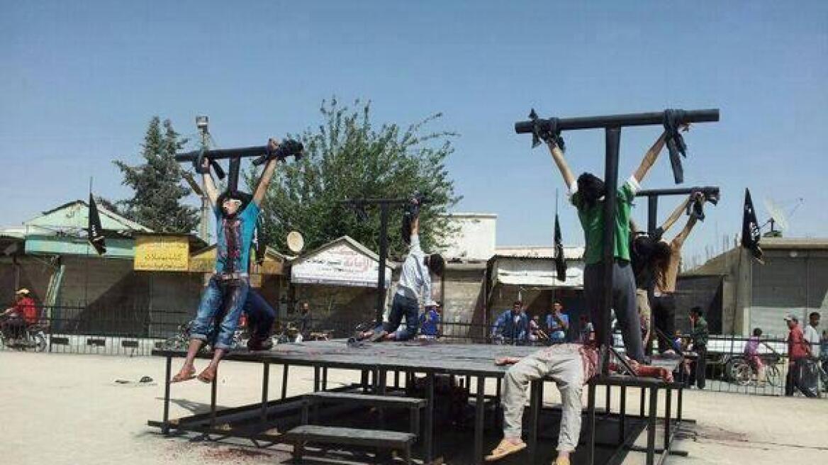 Συρία: Τζιχαντιστές σταύρωσαν εννέα αντάρτες